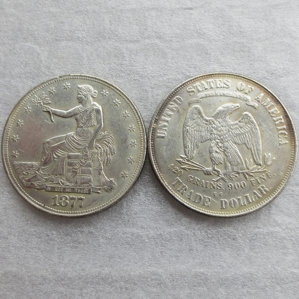 

Hot selling US Coins 1877cc Trade Dollar One Dollar Coins Retail Cheap Factory Price nice home Accessories Silver Coins