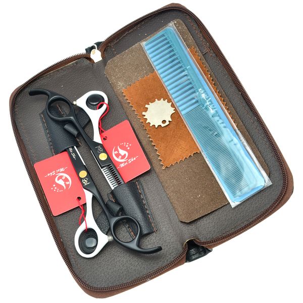 5.5 дюймов Meisha профессиональные парикмахерские ножницы набор JP440C для стрижки волос истончение ножницы с Мешок парикмахерская инструмент, HA0207