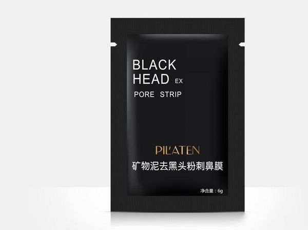 

1000pcs/lot pilaten facial minerals conk nose blackhead remover mask pore cleanser nose black head ex pore strip