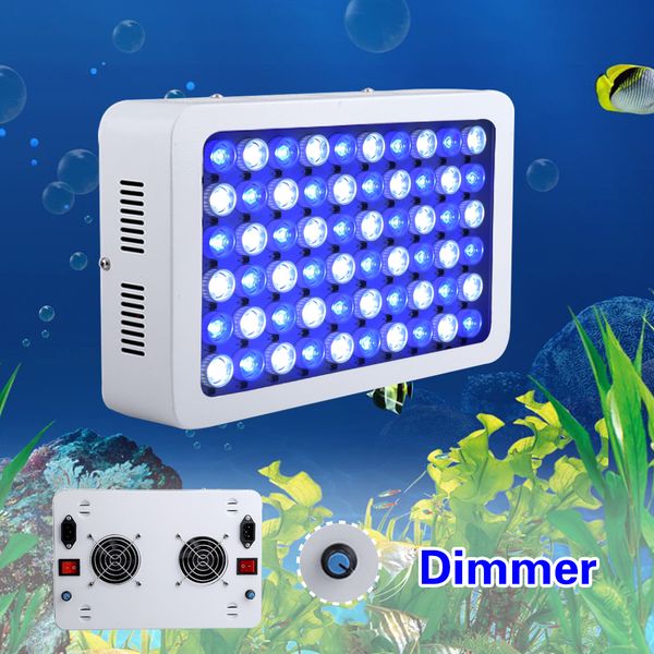Acheter Vente Chaude Dimmable 60x3w Aquarium Lumières Livraison Gratuite Poissons Deau Douce élevage De Corail élever Des Plantes Aquarium Marin Led