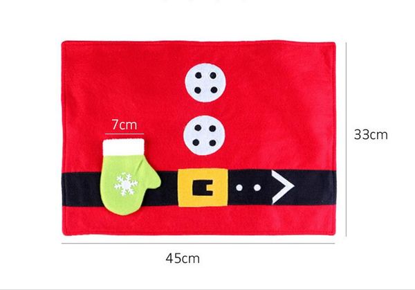 

christmas dining table mats placemat knife and fork cover christmas decorations
