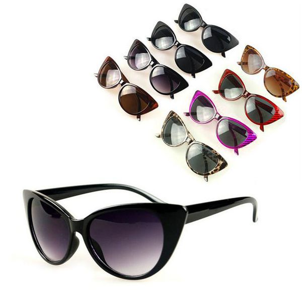 

wholesale-2016 new sunglasses women vintage protective sun glasses unique flat women's glasses d1, White;black