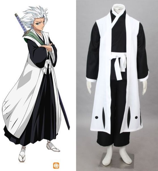 

bleach hitsugaya toushirou anime cosplay halloween costumes, Black