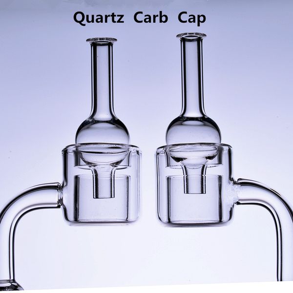 Duplo Quartz Banger carb cap Prego Térmica 14mm 18mm masculino feminino 18.8mm cinzas coletor de vidro bongo fumar Adaptador de Tubos de Água Taças Taça Taça