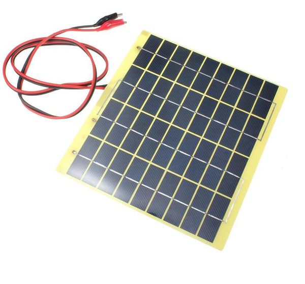 Hot Sale 18v 5w Polycrystalline Silicon Solar Cell Solar Panelcrocodile Clip Diy Solar System For Car Battery Charger Efficient Solar Panels Facts