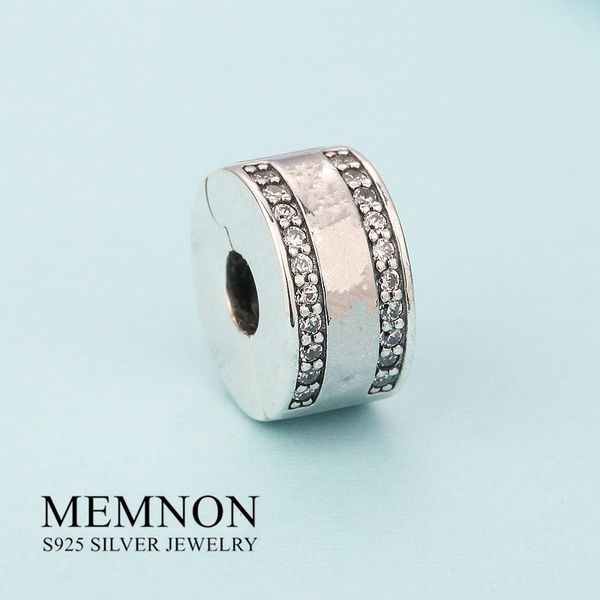 

new spring collection insignia clip beads charms 925 sterling silver charm fit beads bracelets diy fine memon jewelry kt070, Bronze;silver