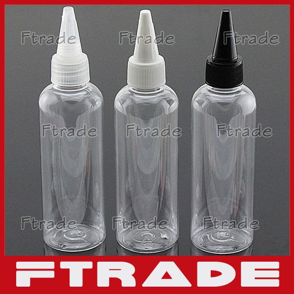 

wholesale- 100 ml transparent bottle beak round cover, empty plastic cosmetic liquid container, divided bottle 10pcs/lot