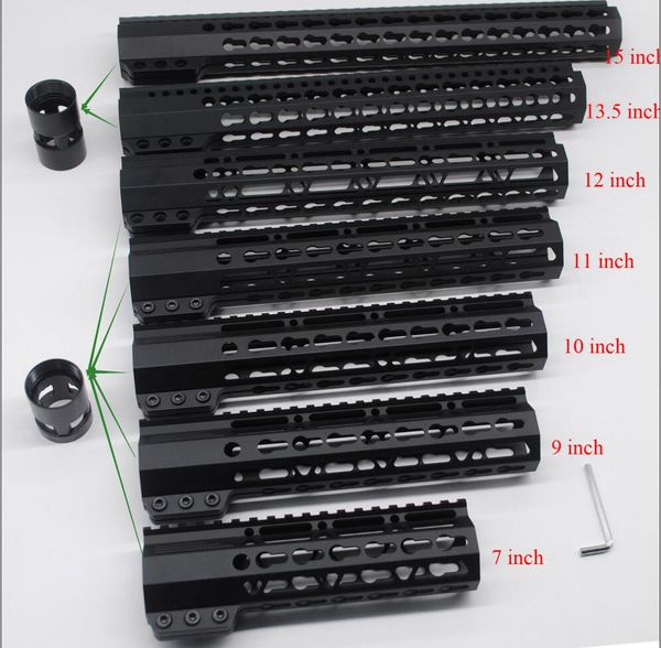 

7'' 9'' 10'' 11'' 12'' 13.5'' 15'' length clamping style key mod froat
