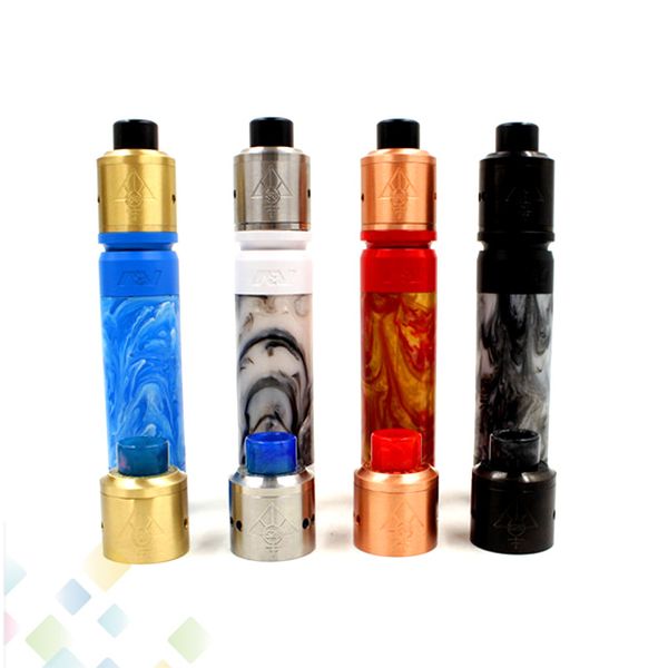 

Newest 528 GOON Kit with AV Resin Able Mod and GOON 528 RDA 4 Colors with Resin Drip Tip Electronic Cigarette DHL Free
