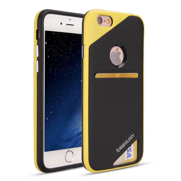 

card slot carbon fibre shockproof case tpu phone cases cover for iphone x xs max xr 8 7 6 6s plus 5 5s se for samsung s7 j3 j7 2017