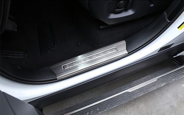 Stainless Steel Interior Door Sill Plate Decorative Trim For Range Rover Sport 2014 17 Door Sills Guard Scuff Plates Car Decorators Car Exterior From
