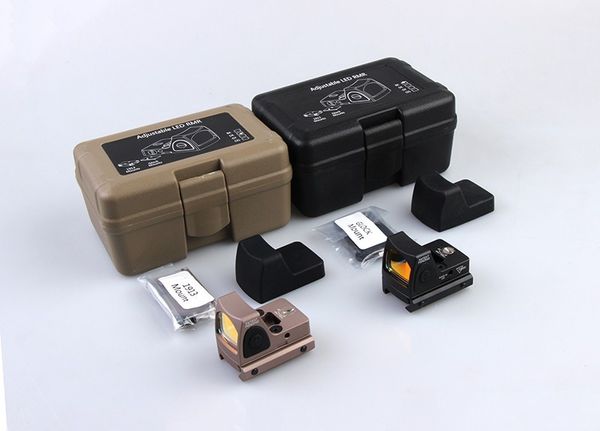 

High quality RMR 3.25 MOA Red Dot Sigh Style Red Dot Sight With Switch For Outdoor Hunting Black/DE