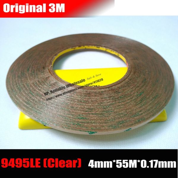 

wholesale- 2016 (4mm*55m*0.17mm) 3m 300lse clear double sided adhesive waterproof tape for macbook phone lcd display led touchscreen glass