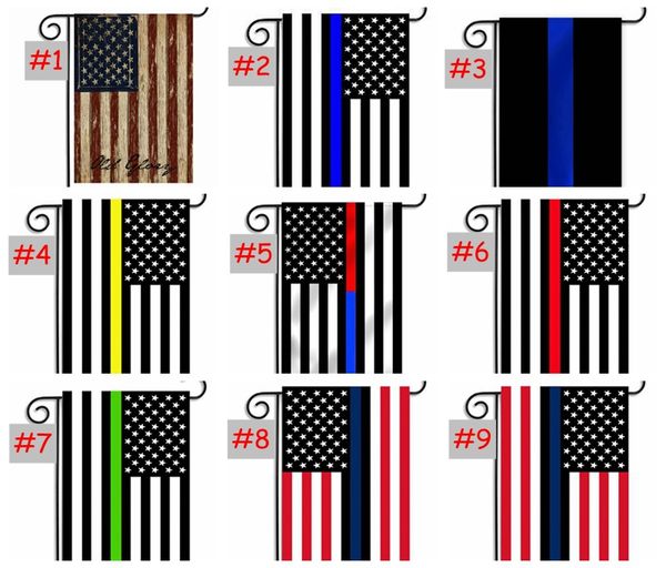 

U garden flag 30 45cm blue line red line u a police flag 12 18inch thin blue red line u a flag black white blue american flag