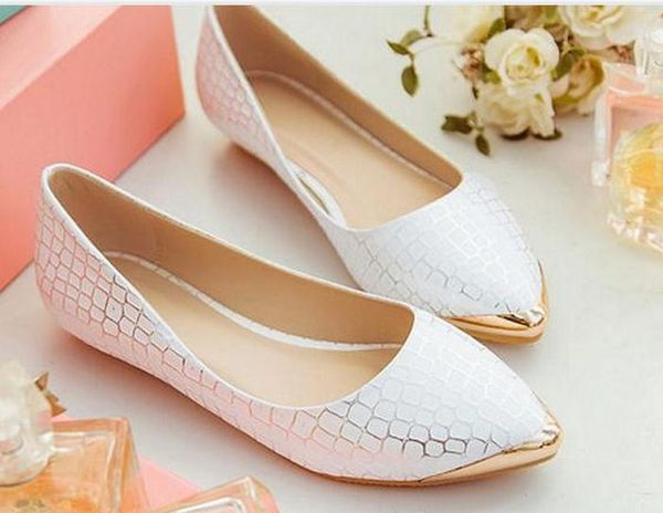 

the new 2015 chun xia paint pointed women's shoes, Black