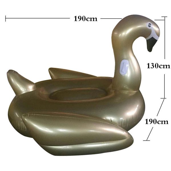 Estivo gonfiabile float gigante acqua gonfiabile sportivo nuoto galleggiante materasso aria materasso ad aria anello di nuoto su piscina da bagno piscina giocattolo giocattolo swan dhl/fedex