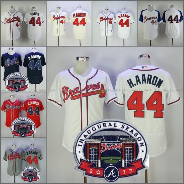 hank aaron jersey red