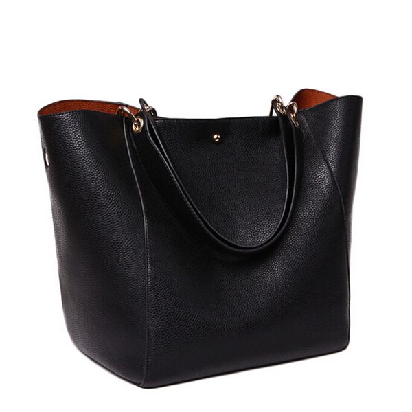 

wholesale-2016 women handbag shoulder bags solid designer handbags ladies hand bags women tote big female bag