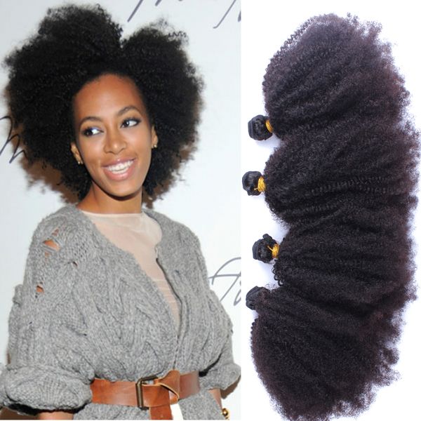 Cheap Selling 9a Brazilian Kinky Curly Hair 4 Weave Bundles Afro