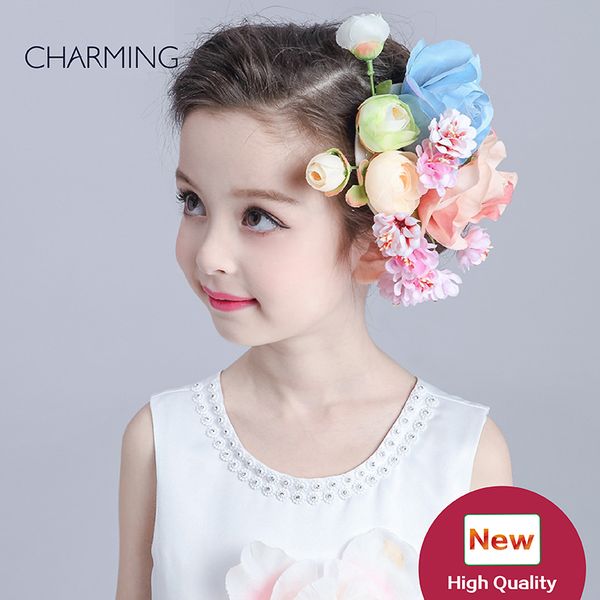 Hair Flower Beautiful Kids Beauty Contest And Wedding Hair Tiara