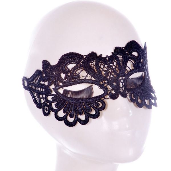 New Girls Woman Lady Fashion Black Cutout Mask Lace Sex Toy per donna Sexy Prom Party Halloween Masquerade Dance Masks Accessorio q170689