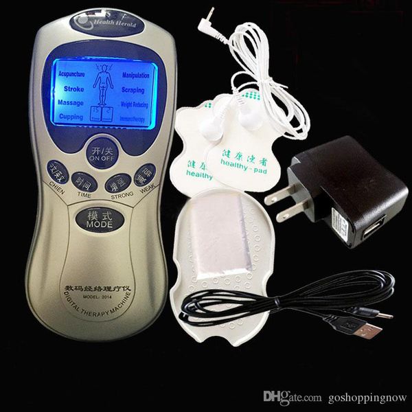 

updated health care electric tens acupuncture full body massager digital therapy machine for back neck foot amy leg pain relief