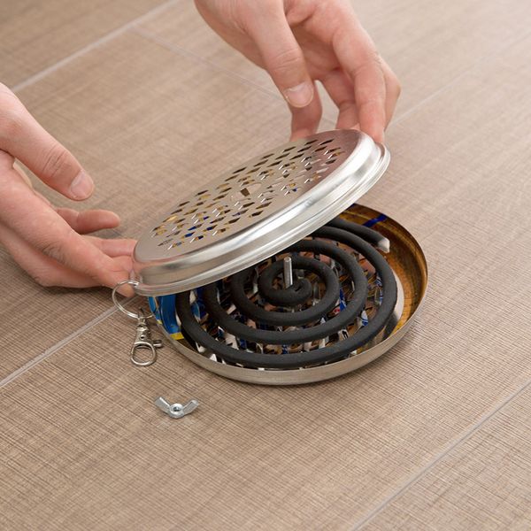 

mosquito repellent incense box with fire proof cover mosquito repellent carrier mosquito wire rack
