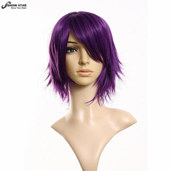 New Arrival Hairstyle Purple Anti Alice Anime Ladies Short Hair