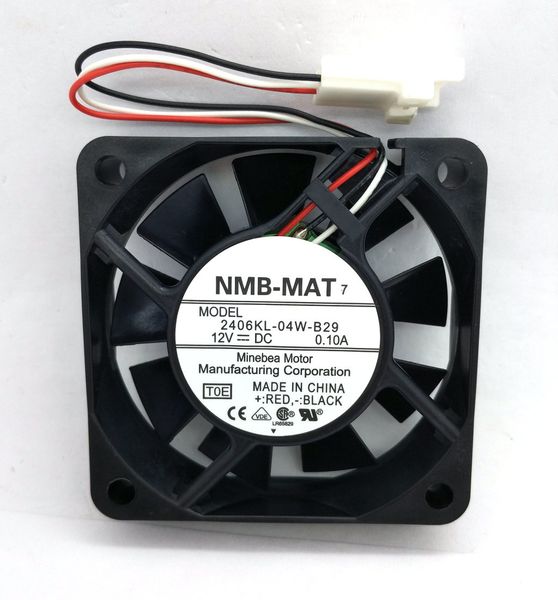 

new original nmb 2406kl-04w-b29 60*60*15mm 6cm 12v 0.1a p50a101c alarm signal cooling fan