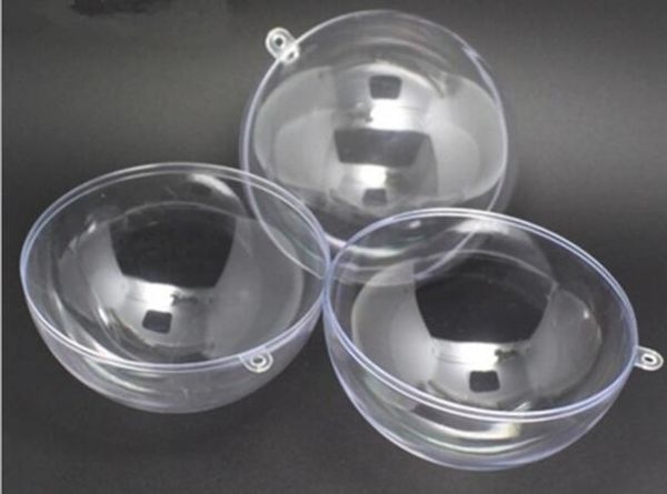 

партия 7 см праздничные принадлежности для вечеринок прозрачный шар висит рождественский шар фенечки ясно пластиковые украшения свадьба укра