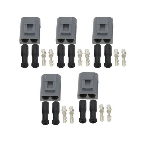 5 set Connettore automobilistico impermeabile Connettore automobilistico a 2 pin con morsettiera DJ3021S-3.5-21