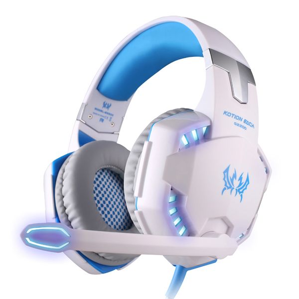 

kotion each g2200 game headphone usb 7.1 surround stereo gaming headset vibration handband earphone with mic led