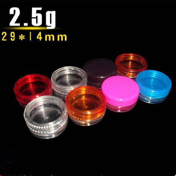 

2.5g cosmetic sample packaging,plastic cream jar sample packaging,small cosmetic jar,plastic small container f2017445