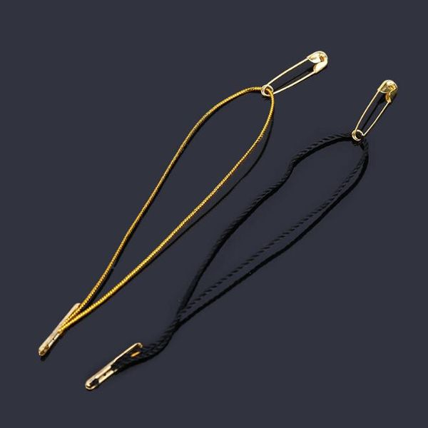 

1000 pcs hang tag string with safety pin good for garment and bag tags, ing, Silver