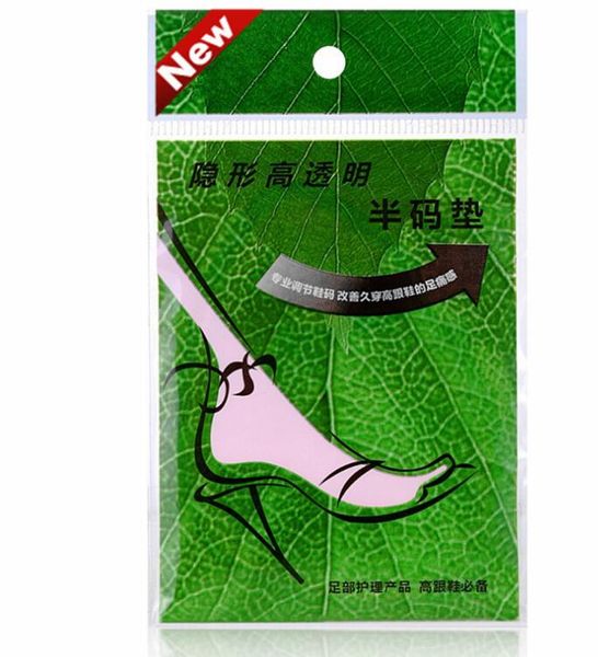 Silikagel-Vorfuß-Schuhpolster, Einlegesohlen, Damen-High-Heel-elastischer Silikon-Kissenschutz, bequeme Füße, Handflächenpflege-Pads