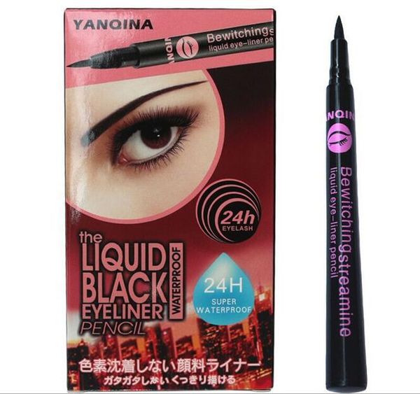 

selling black cosmetics makeup not dizzy waterproof liquid eyeliner pencil makeup beauty comestic dhl