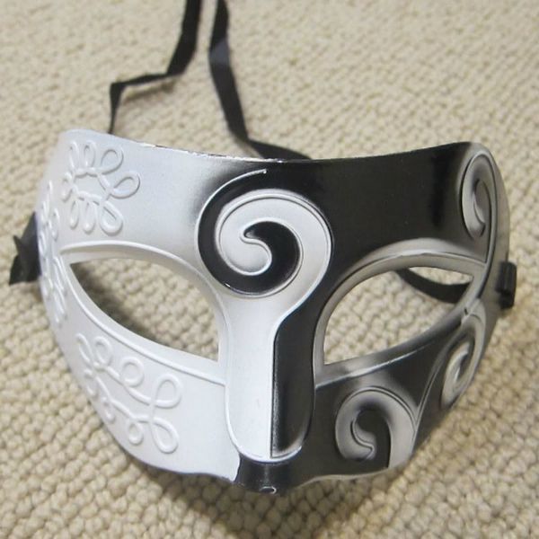 

wholesale-phfu black&white roman greek mens venetian halloween costume party masquerade mask