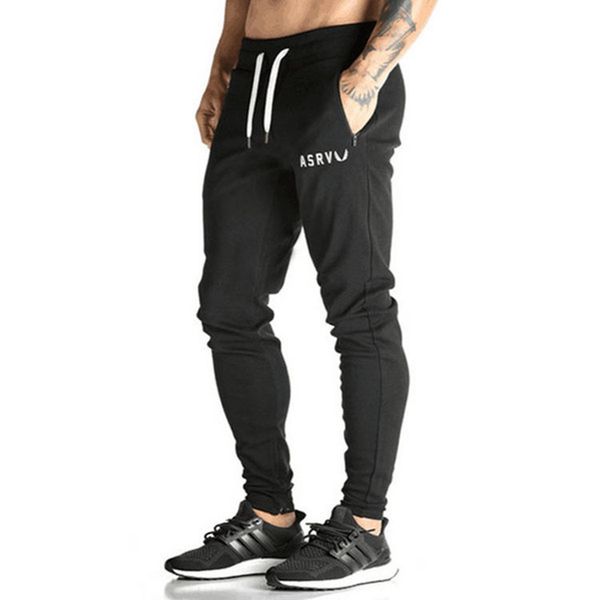 

2017 men's muscle brother crossfit compression pants jogger pants man workout pantalon homme harem sweatpants fitness clothing, Black