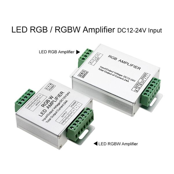 UMLIGHT1688 LED RGBW / RGB Amplificador DC12 / 24V 24A 4 CHANNEL POWER POWER REPORTER CONTROLLADOR CONSOLE PARA RGBW / RGB