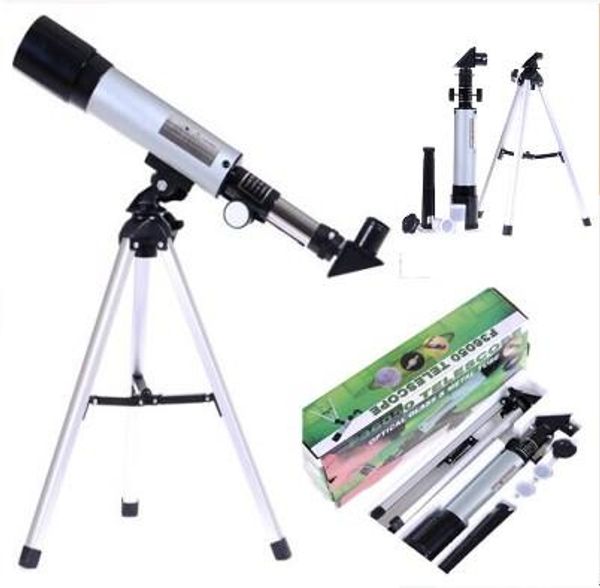 Freeshipping Brand New F36050M Telescopio astronomico spaziale rifrattore monoculare per bambini (include 1 pezzo di filtro solare da 0,965 pollici)