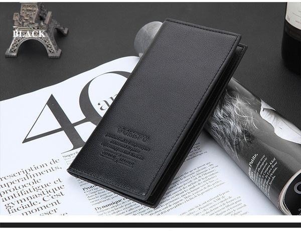 

2016 leather wallet men pocket card clutch cente bifold purse for men ing, Red;black