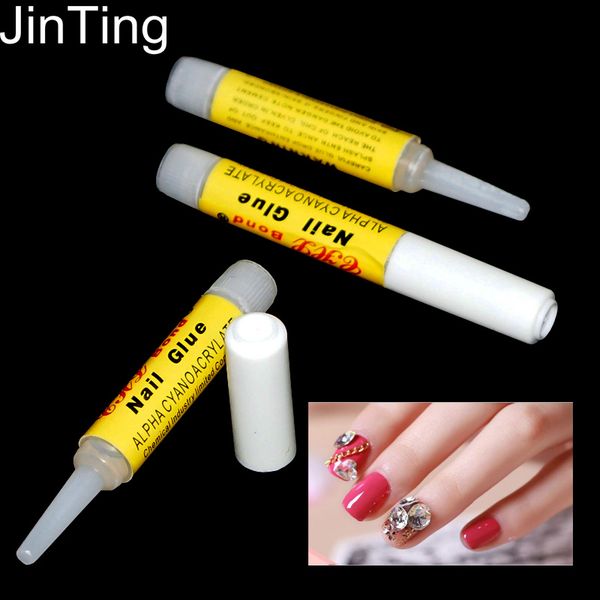 

wholesale-2g mini professional beauty nail false art decorate tips acrylic glue nail accessories, Red;pink