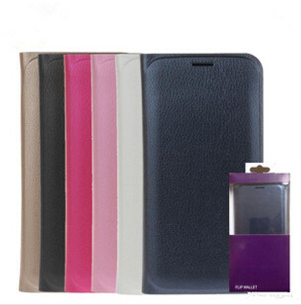 

2016 new for samsung galaxy s6 s7 s8 edge plus flip cover genuine samsung galaxy s7 edge black leather flip case cover wallet card holder