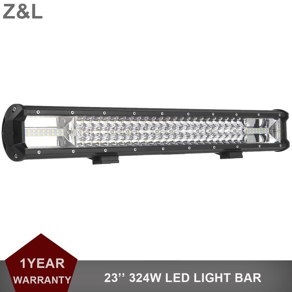 

23 " LED свет работы бар 324w Offroad лампы 12 В 24 в автомобиль внедорожник AWD грузовик RZR ATV Б