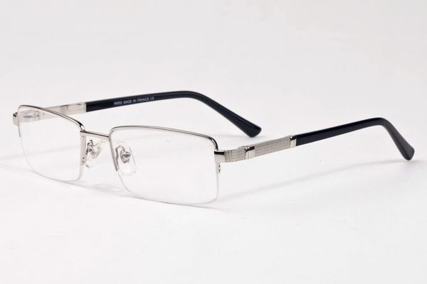 

classic fashion sunglasses rimless half buffalo glasses women sale brand designer men semi horn box with red frame case eyewear, White;black