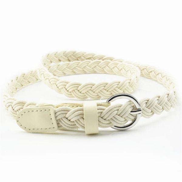 

wholesale- new multicolor knitted thin waist belt braided waistband cummerbund for dress shorts jeans skirt apparel accessories women belt, Black;brown