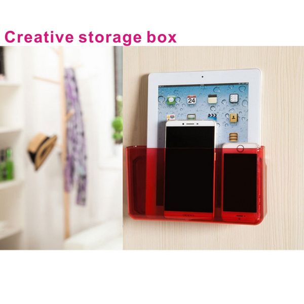 

2 in 1 creative home furnishing bathroom and kitchen gadget storage box hanging box,mobile phone charging bracket,bathroom included