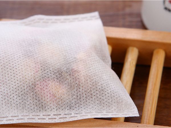 

1000pc lot 8 x 12 cm heat ealing empty non woven fabric tea bag loo e tea infu er tea trainer coffee pice ty2146