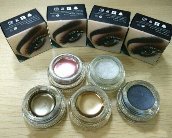 

5 colors rose gold/bronze/24k/black/high light eyeshadow eyes makeup cosmetics