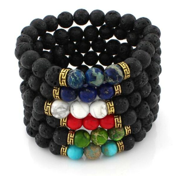 

натуральный камень бусины браслеты Мужские бусины браслет подвески бисером брас